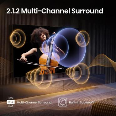 Hisense 55U7Q PRO 139,7 cm (55") 4K Ultra HD Smart TV Wi-Fi Sort 500 cd/m²