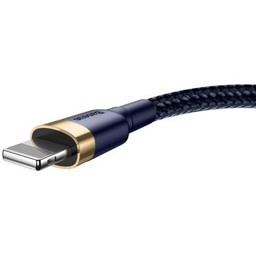Kabel USB Baseus Cafule Lightning Cable 200cm Navy Blue/gold
