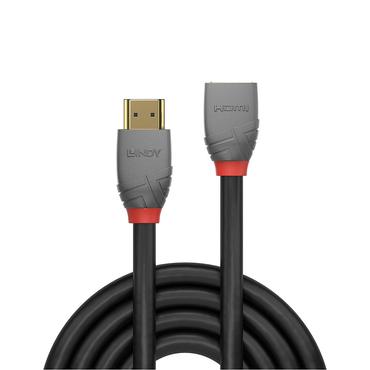 Lindy 36476 HDMI-kabel 1 m HDMI Type A (Standard) Sort