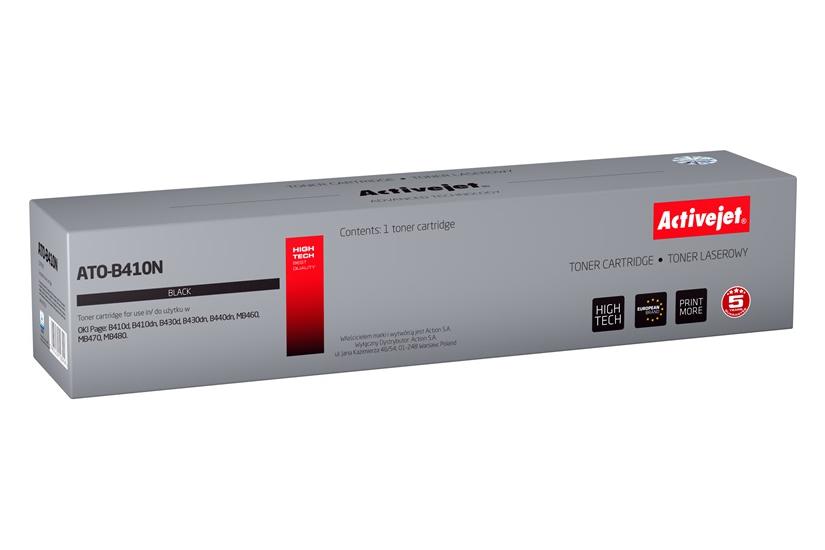 Activejet ATO-B410N (erstatning OKI 43979102; Supreme; 3500 sider; sort)