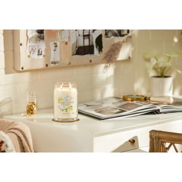 Yankee Candle Midnight Jasmine vokslys Cylinder Jasmin, Neroli Hvid 1 stk