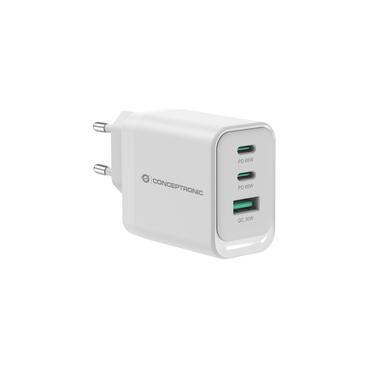 CONCEPTRONIC Ladeger&auml;t 3Port  65W,2xUSB-C,1xUSB-A       wei&szlig;