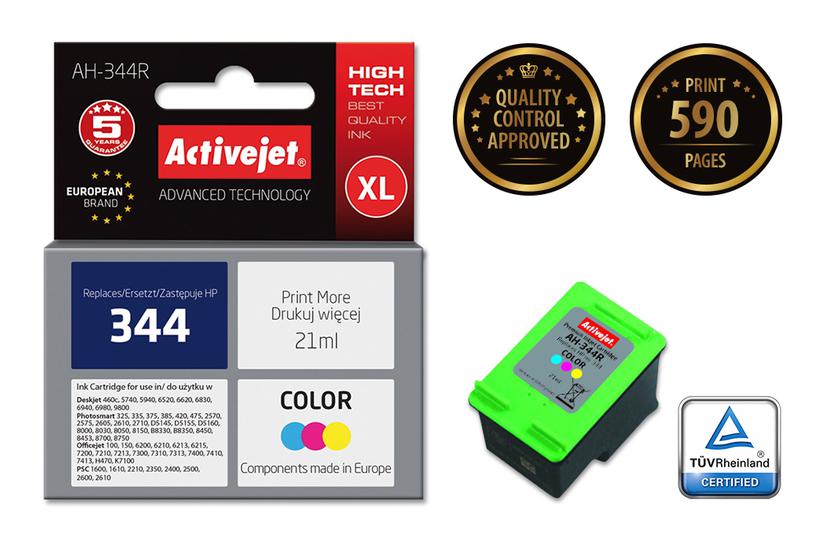Activejet AH-344R blæk (erstatning HP 344 C9363EE; premium; 21 ml; farve)