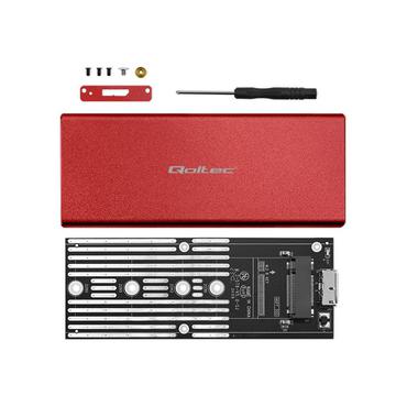 Qoltec - lagringspakning - NGFF - SATA 6Gb/s - USB 3.0