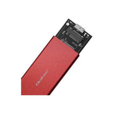 Qoltec - lagringspakning - NGFF - SATA 6Gb/s - USB 3.0