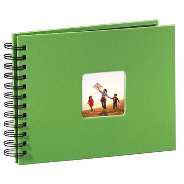 Hama Fine Art fotoalbum og arkbeskyttelse Grøn 50 ark 10 x 15 Spiral indbinding