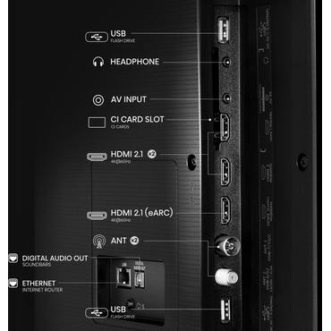 Hisense 65E77Q 164cm 65" 4K QLED Smart TV Fernseher