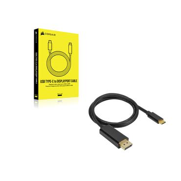 CORSAIR - DisplayPort-kabel - 24 pin USB-C till DisplayPort - 1 m