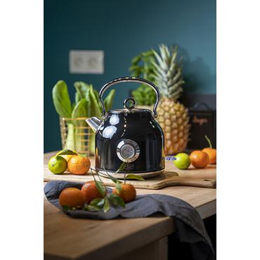 Adler AD 1346B elkedel 1,7 L 2200 W Sort, Metallic