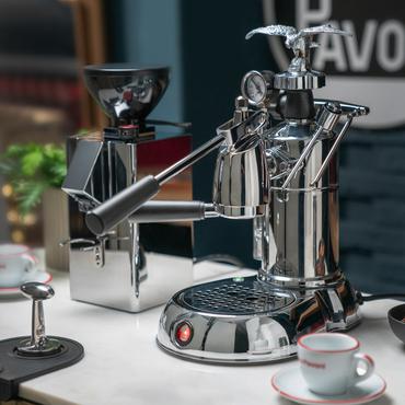 La Pavoni Espressomachine Handlever (LPLMLN01EU) Milano silver