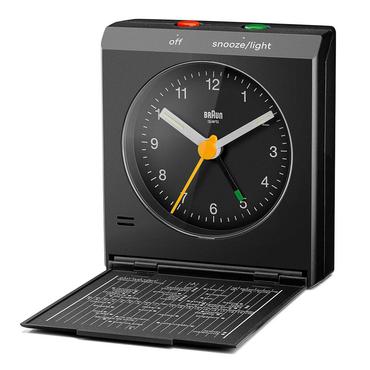 Braun BC 05 B Quarz Klappwecker schwarz