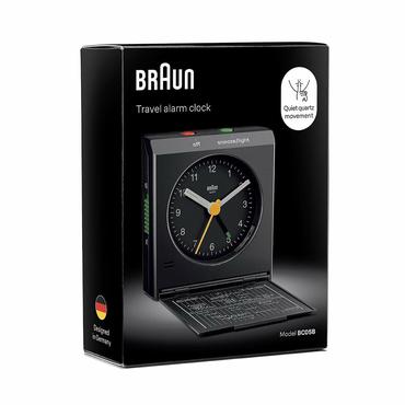 Braun BC 05 B Quarz Klappwecker schwarz