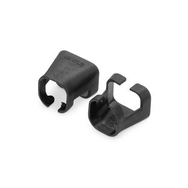 COLORCLIPS F PATCH CABLES BLACK