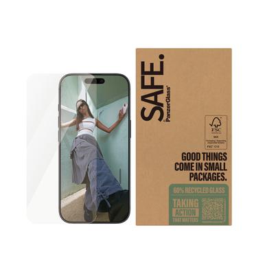 SAFE. by PanzerGlass - sk&auml;rmskydd f&ouml;r mobiltelefon - ultrabred passning