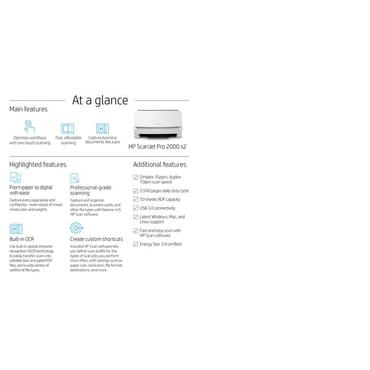 HP Scanjet Pro 2000 s2 Sheet-feed
