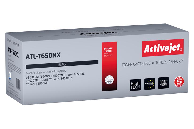 Activejet ATL-T650NX Tonerpatron til Lexmark-printere; Erstatning Lexmark T650H11E; Supreme; 25000 sider; sort