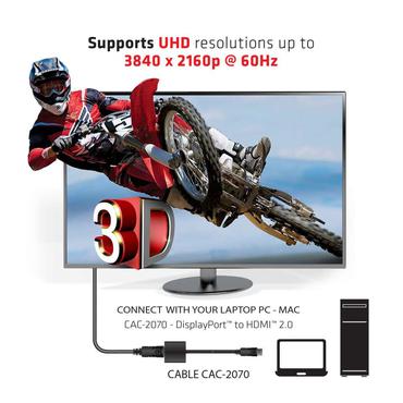 Club 3D videokort - DisplayPort / HDMI - 20.3 cm