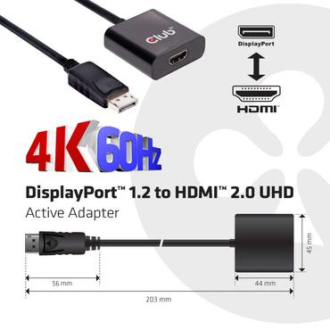 Club 3D videokort - DisplayPort / HDMI - 20.3 cm