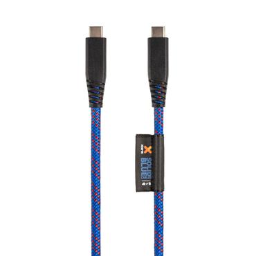 Solid Blue kevlar kabel,