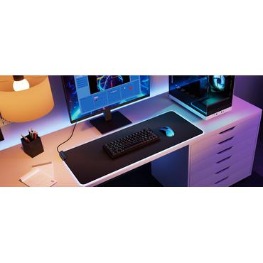 Hyte CNVS Intense Play Mat qRGB Gaming Mauspad - schwarz