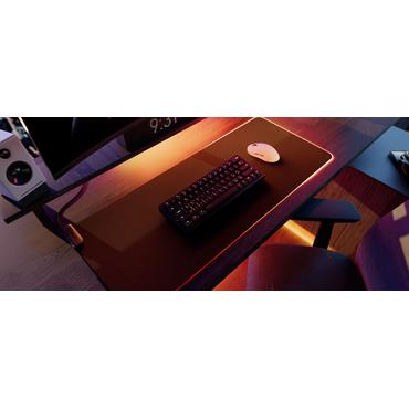 Hyte CNVS Intense Play Mat qRGB Gaming Mauspad - schwarz