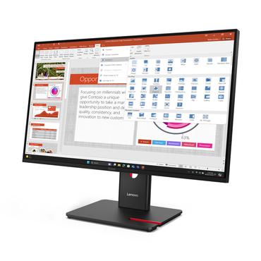 Lenovo ThinkVision T27-40 computersk&aelig;rm 68,6 cm (27") 1920 x 1080 pixel Fuld HD LED Sort