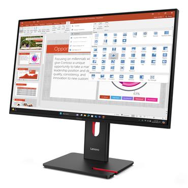Lenovo ThinkVision T27-40 computersk&aelig;rm 68,6 cm (27") 1920 x 1080 pixel Fuld HD LED Sort