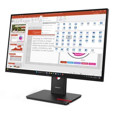 Lenovo ThinkVision T27-40 computersk&aelig;rm 68,6 cm (27") 1920 x 1080 pixel Fuld HD LED Sort