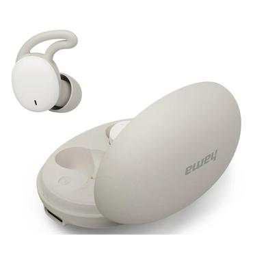 Hama Spirit Calm Headset True Wireless Stereo (TWS) In-ear Calls/Music Bluetooth Beige, White