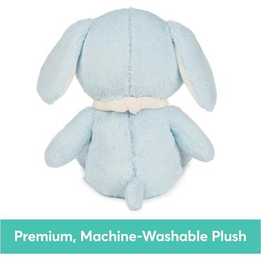 Plüsch-Hündchen aus 100% recyceltem Material (hellblau/weiß)