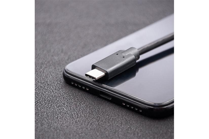 Qoltec - USB typ C-kabel - 24 pin USB-C till 24 pin USB-C - 2.5 m