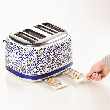 Ariete 0156/0C 6 4 skive(r) 1630 W Hvid, Lyse Bl&aring;