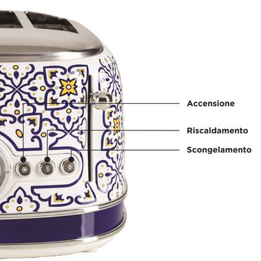 Ariete 0156/0C 6 4 skive(r) 1630 W Hvid, Lyse Bl&aring;