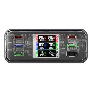 4smarts 540360 oplader til mobil enhed Universel Grå Vekselstrøm Hurtig opladning Indendørs