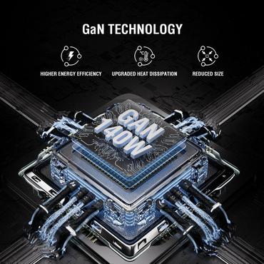 4smarts 540360 oplader til mobil enhed Universel Grå Vekselstrøm Hurtig opladning Indendørs