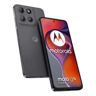 Motorola Moto G15 Power - gravity gray - 4G peksk&auml;rmsmobil - 256 GB - GSM