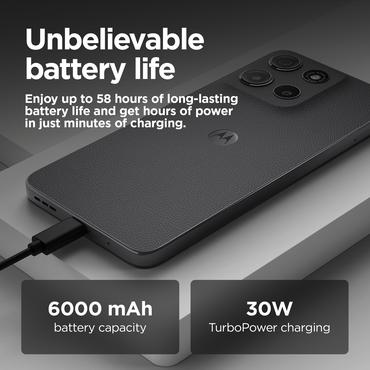 Motorola Moto G15 Power - gravity gray - 4G peksk&auml;rmsmobil - 256 GB - GSM