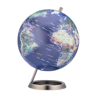 TROIKA Globus - Reliefjordglob - 250 mm - Plast, Metall