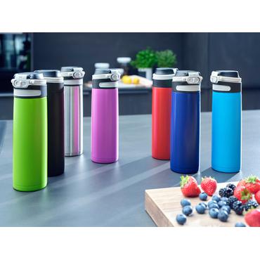 Leifheit 03277 rejsekrus 600 ml Sort, Grøn Rustfrit stål