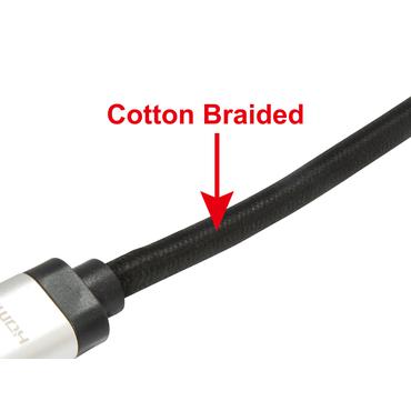 Equip 119382 HDMI-kabel 3 m HDMI Type A (Standard) Sort, S&oslash;lv