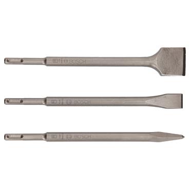 Bosch mejselsats - f&ouml;r betong, murverk, granit - 3 delar