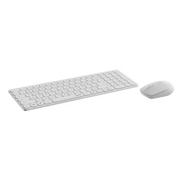Rapoo 9310M tastatur Mus inkluderet Kontor RF trådløs + Bluetooth Hvid