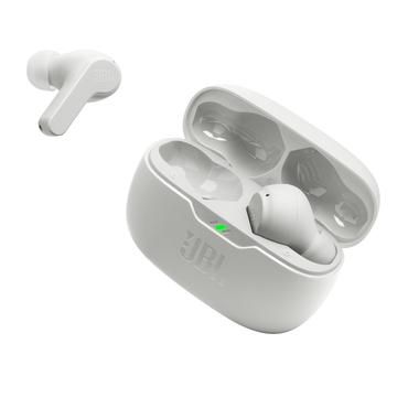 Alowwed----JBL Wave Beam -nappikuulokkeet, valkoinen