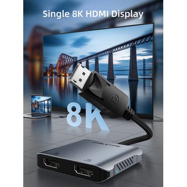 Cabletime 8K DP til dobbelt