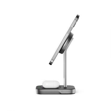 ALOGIC MagSpeed 2-i-1 tr&aring;dl&ouml;s opladningsst&auml;ll - 15 Watt