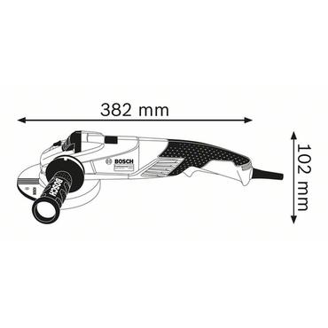 Bosch GWS 18-125 LS Professional - vinkelslip - 1800 W - 125 mm