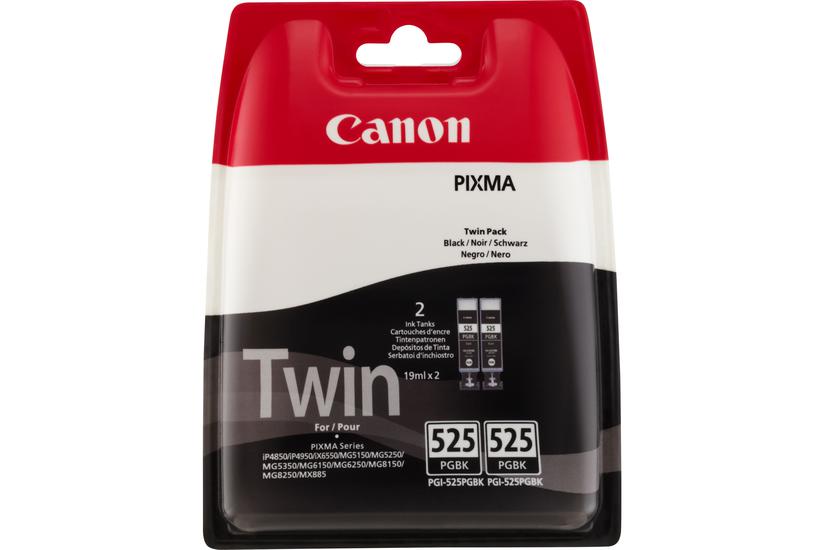 Canon PGI-525PGBK Twin Pack - 2 pakker - sort - original - bl&aelig;kbeholder