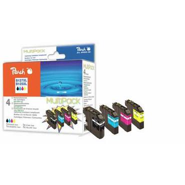 Peach PI500-91 bl&aelig;kpatron Sort, Bl&aring;, Magenta, Gul