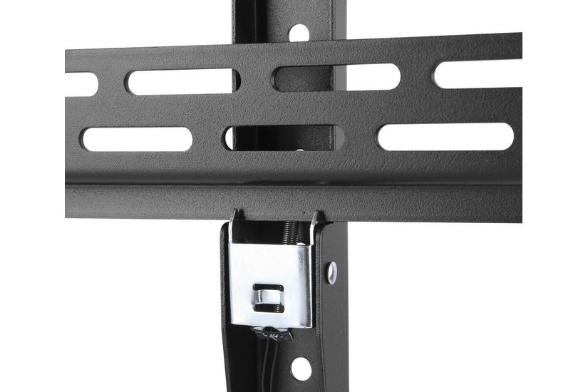 VivoLink Wall Mount Slim XL konsol - för platt panel - svart av fin textur