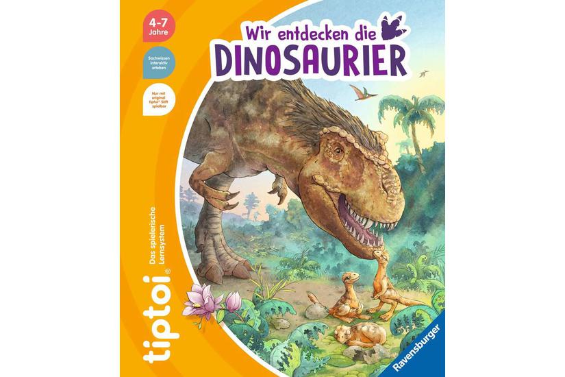 tiptoi 49286 bog Dinosaurer Tysk Indbundet 16 Sider